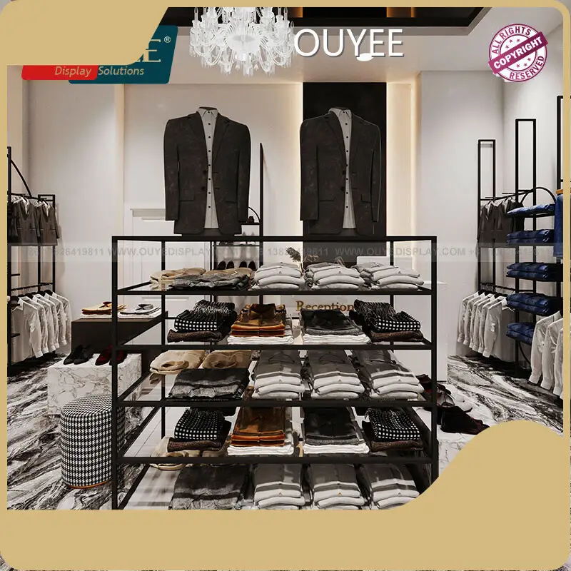 Metal Clothing Rack Stand for Garment Shop & Retail Store Display 1