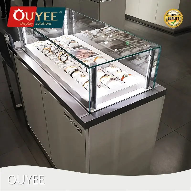 Custom Glass Jewelry Display Showcase - Shopfitting Furniture 1
