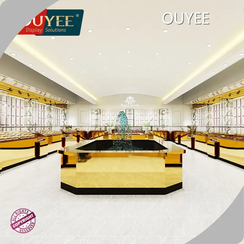 Retail Jewelry Store Interior Glass Display Furniture & Fixtures 1
