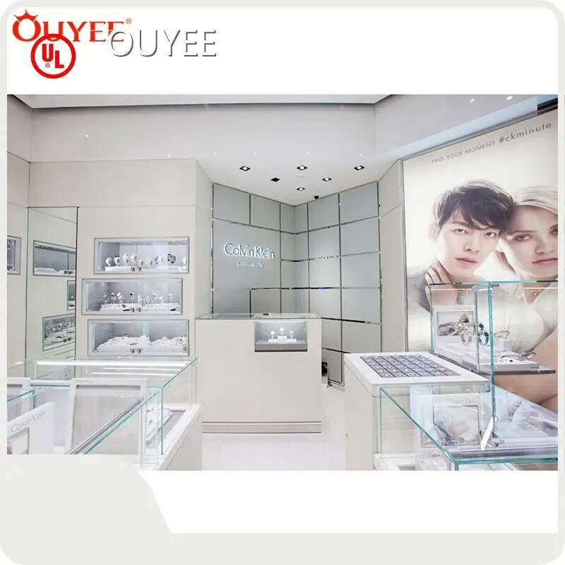 Custom Wooden Countertop Jewelry Display for Retail Shops 1