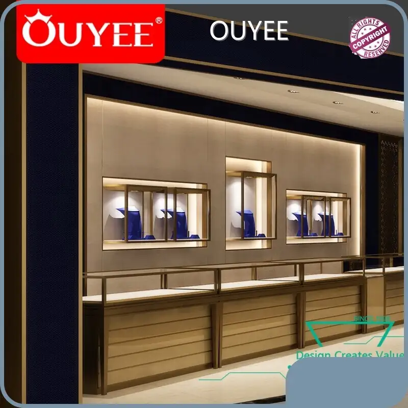 China-made Commercial Wooden Jewellery Shop Counter 1