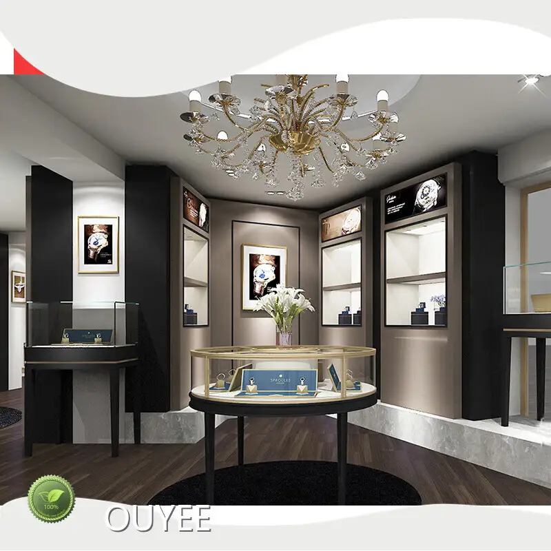 Jewelry Showcase Glass Display Counter & Showroom Display Cabinet 1