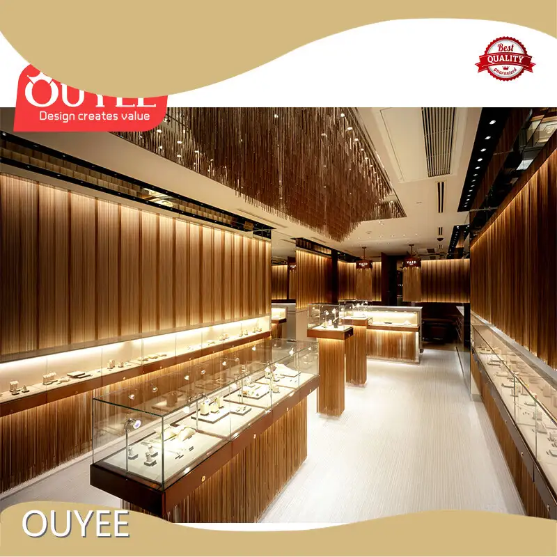 Glass Jewelry Display Counter Showcase Furniture for Jewelry Store 1