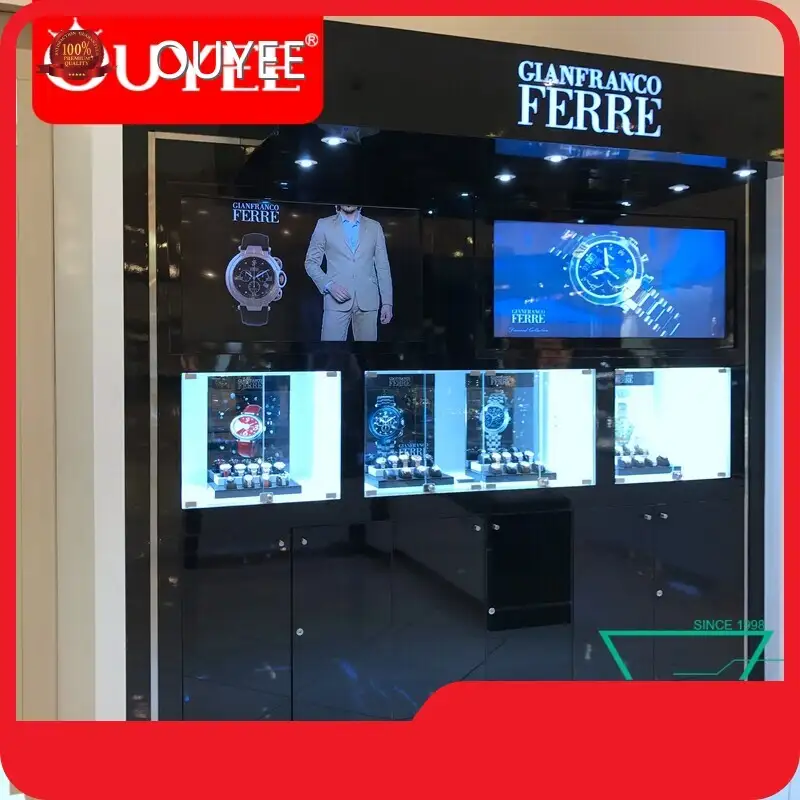 Wall-Mounted Watch Display Case Kiosk for Retail Stores 1