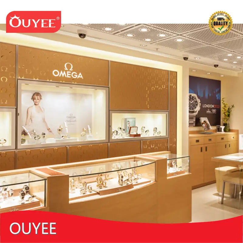 Wooden Watch Shop Display Furniture Jewelry Showroom Showcase 1