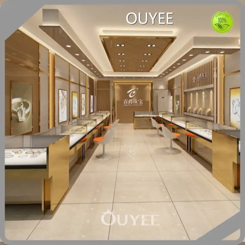 Jewellery Shop Counter Glass Display Jewelry Showcase Interior Design 1