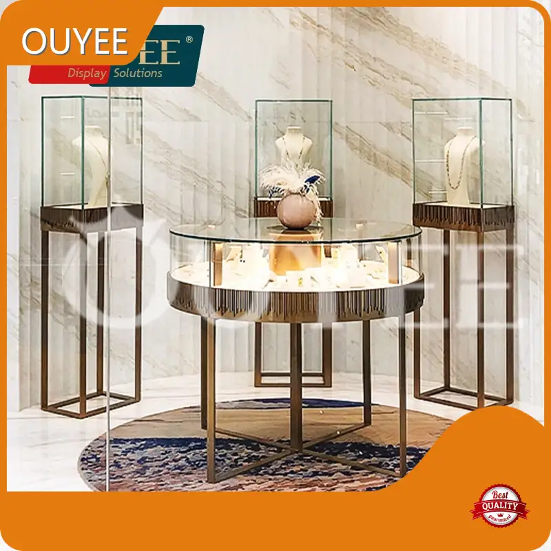Jewelry Showroom Counter Interior Showcase Display Cabinet 1