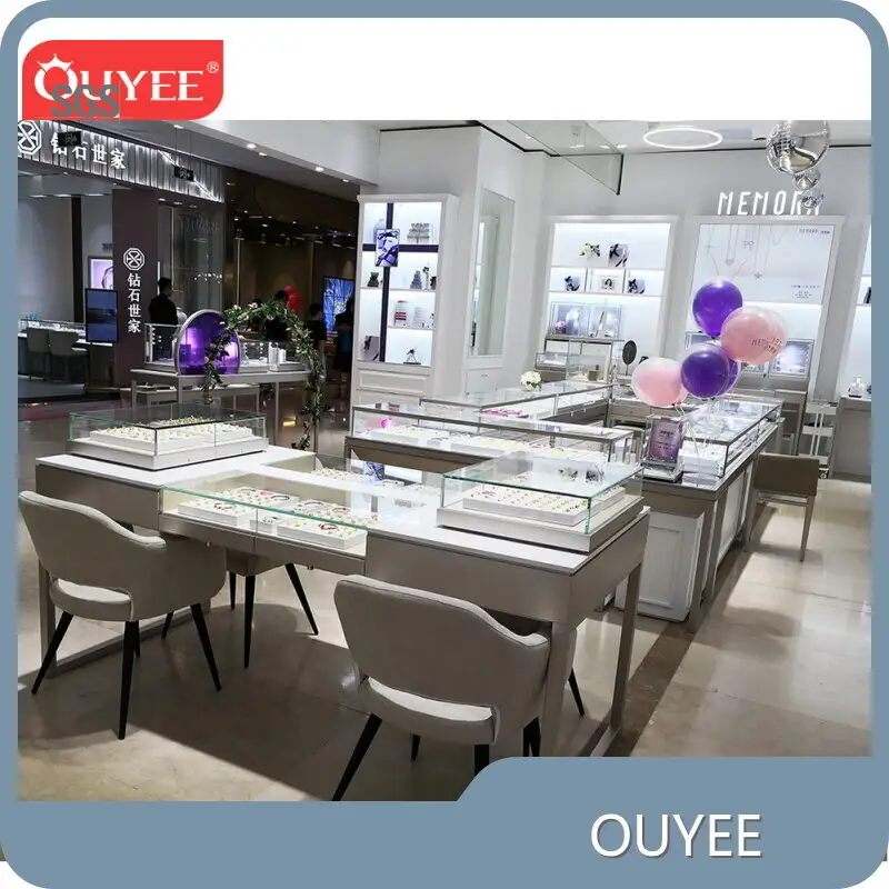 Wooden Portable Jewelry Display Cases for Retail Store Showcases 1