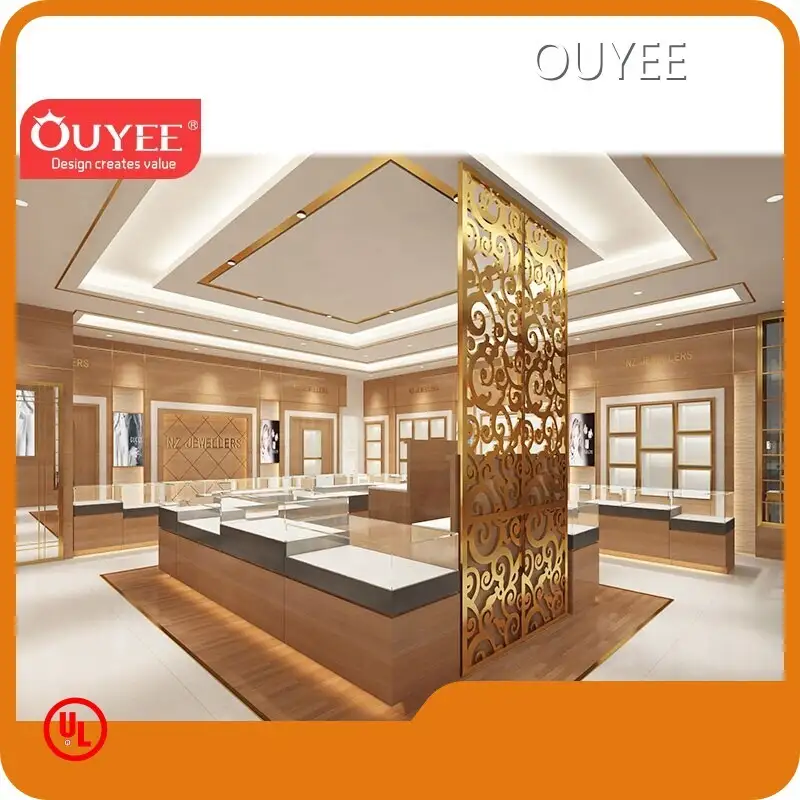 Customized Jewelry Shop Counter and Display Showcase 1
