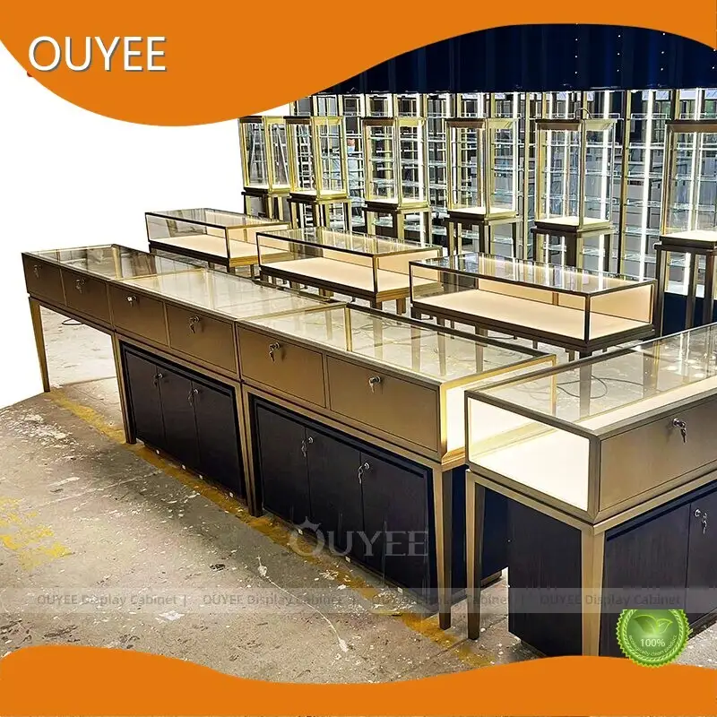 Custom Jewelry Display Stand & Shop Counter Storage Cabinets 1