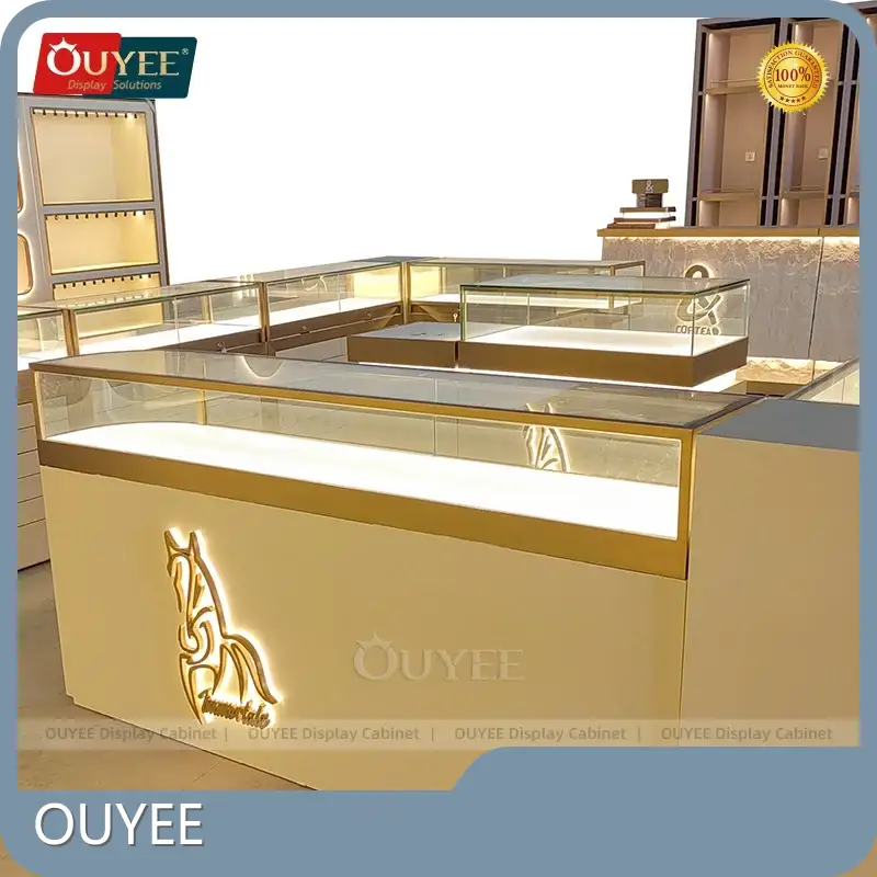 Factory Jewelry Display Counters, Wooden Jewelry Tables & Showcases 1