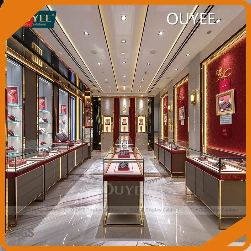 Jewelry Kiosk & Watch Display Cabinets - Store Furniture Showcase 1