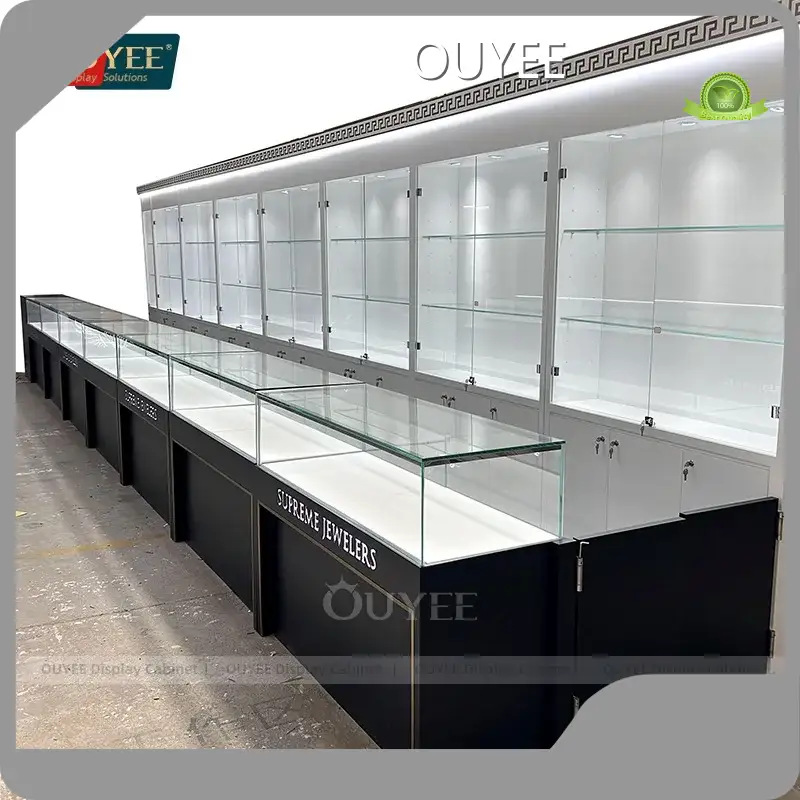 Glass Display Cabinets & Showcases for Jewelry Shops 1