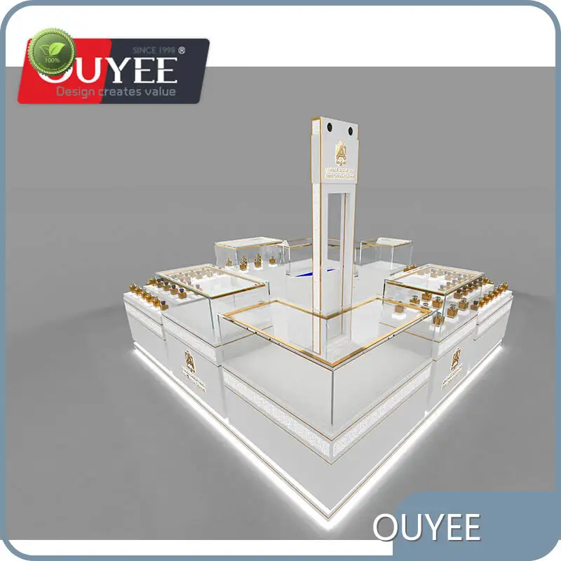 Jewelry Kiosk Showcase Displays & Cabinet Furniture for Shopping Malls 1