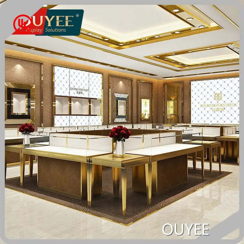 Glass Jewelry Display Cases & Showcases for Showrooms 1