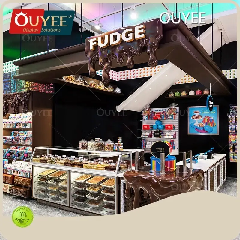 Shopping Mall Candy Kiosk Chocolate Display Shelf Sweet Shop Counter 1