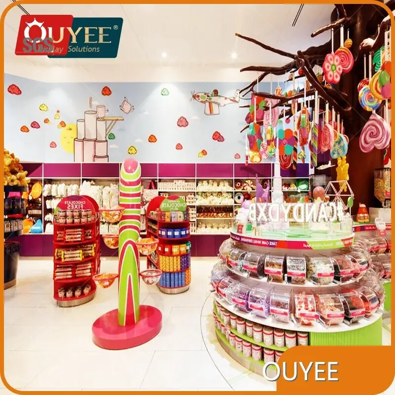 Boutique Display Counter - Chocolate Shelf & Candy Stand 1