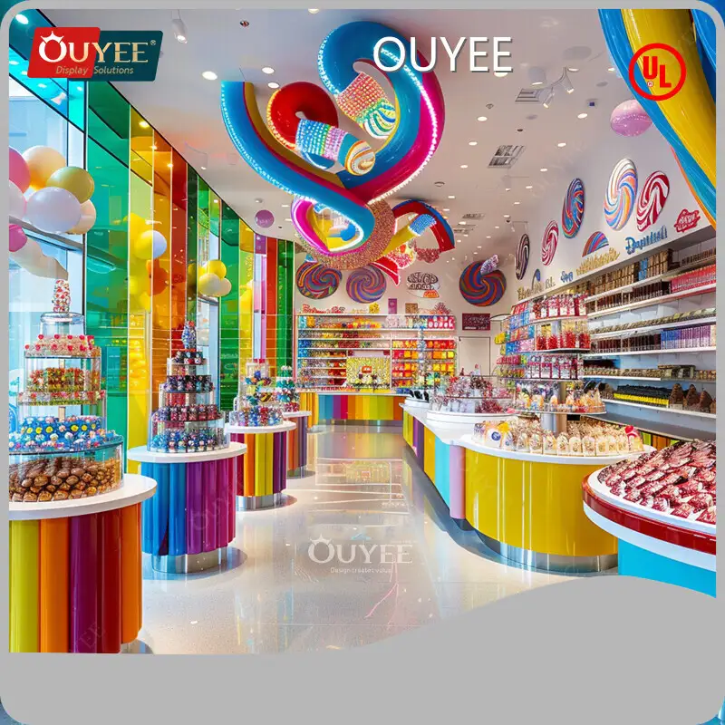 Custom Candy Store Display Shelves & Sweet Display Stands 1