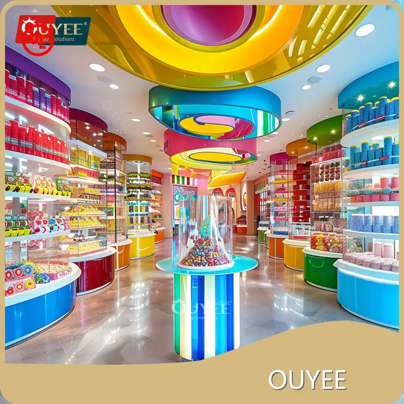 Candy Display Racks & Chocolate Showcase Shelves for Counters 1