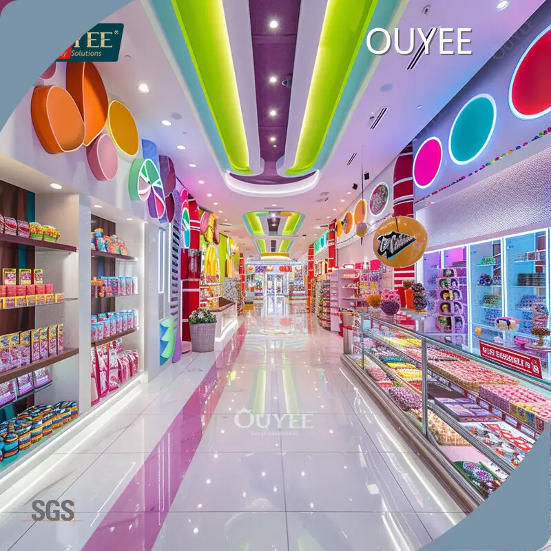 Candy Shop Display & Chocolate Fridge Showcase for Pastry Shops 1