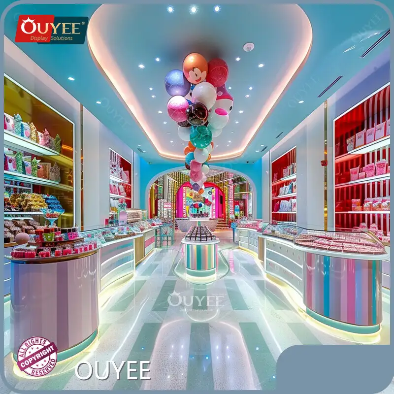 Shop Design Candy Rack Display - Nuts & Grains Store Furniture 1