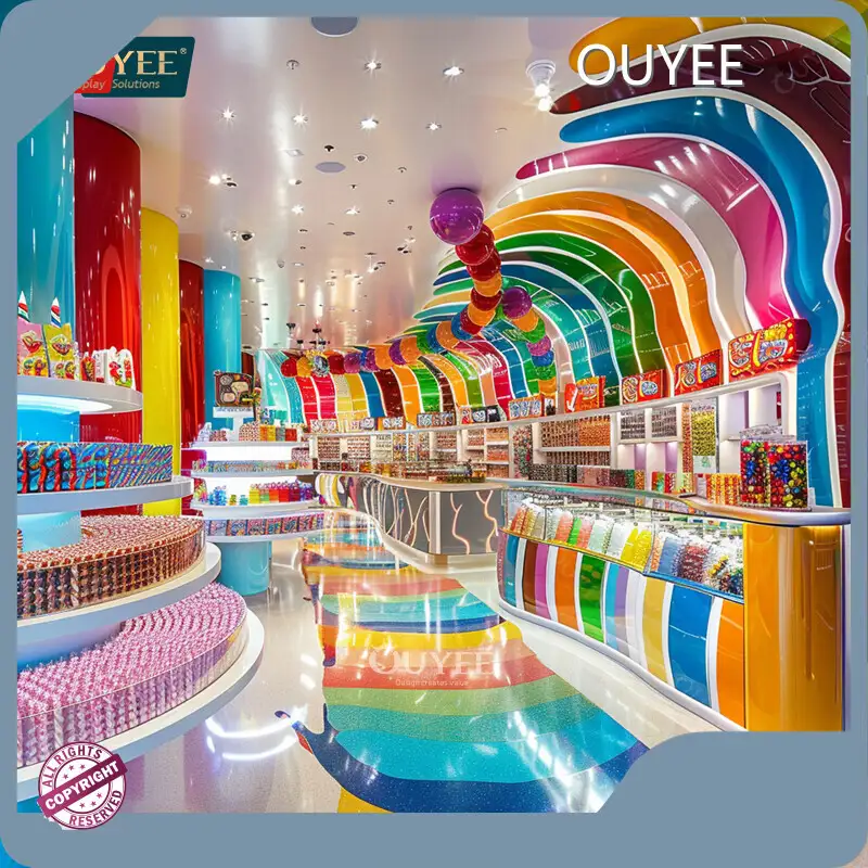 Sweet Shop Candy Display Rack Shelving for Candies & Sweets 1