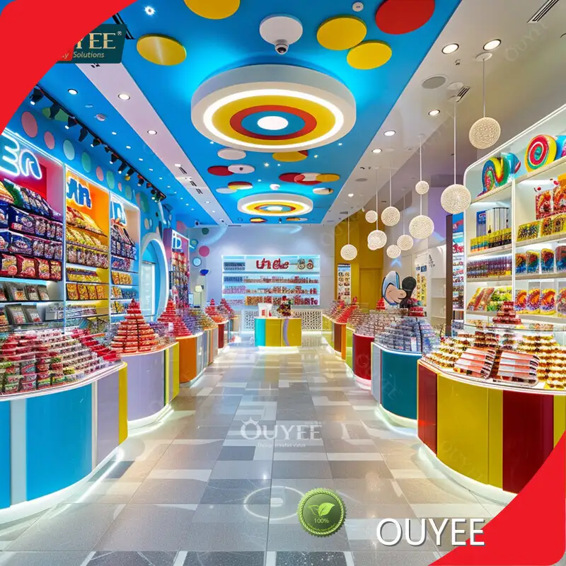 Kids Candy & Snack Floor/Wall Display Stand Shelves for Retail Store 1