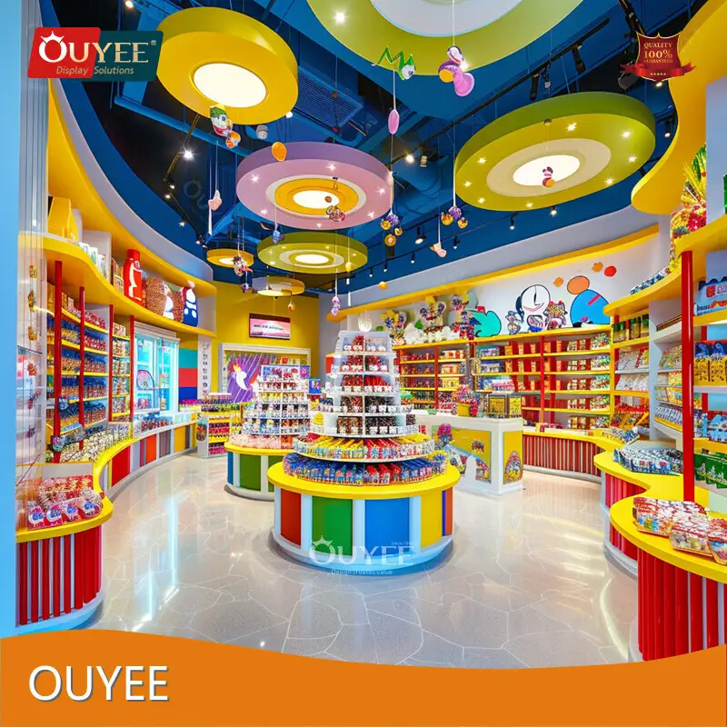 Wooden Fixtures & Display Shelves for Nuts and Candy Shop Fit-Out 1