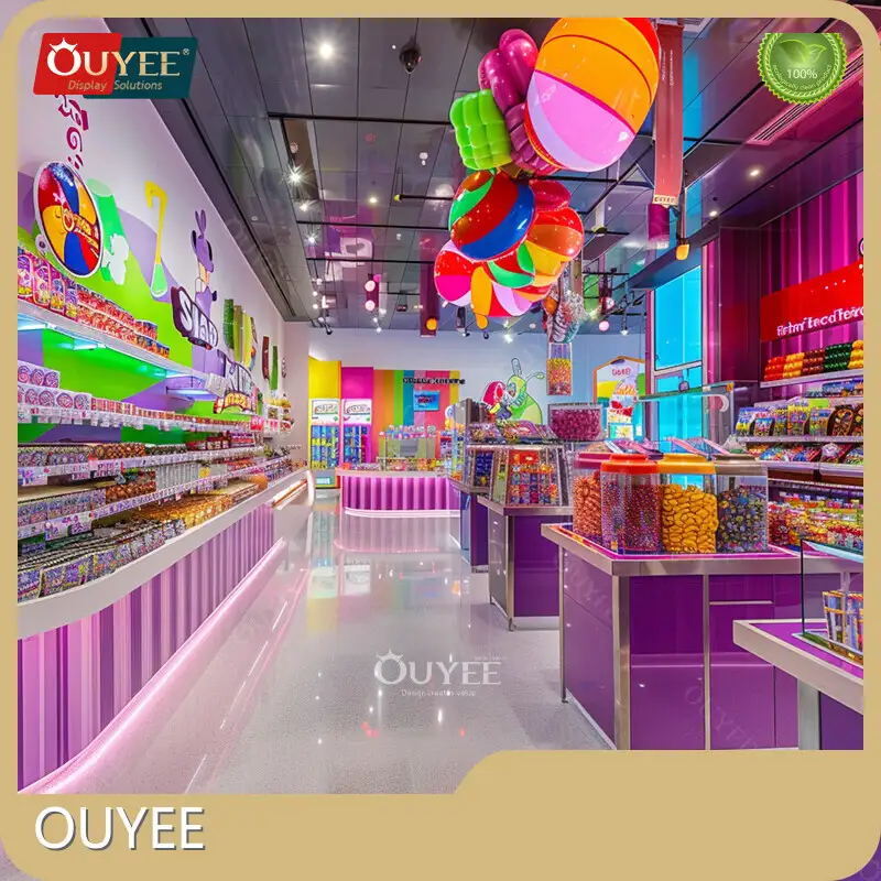 Commercial Chocolate & Candy Display Shelves Cabinet for Retail 1