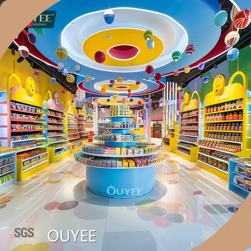 Customized Shop Sweet Counter Display Shelf for Candy Store & Snacks 1