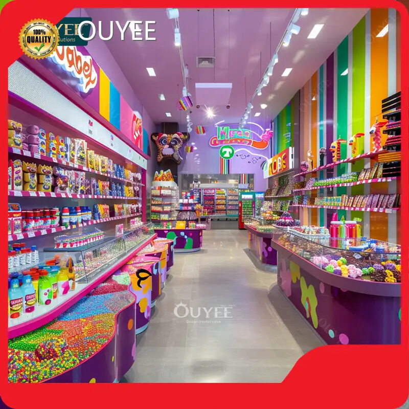 Wooden Candy & Snack Display Rack for Candy Store Retail Furniture 1