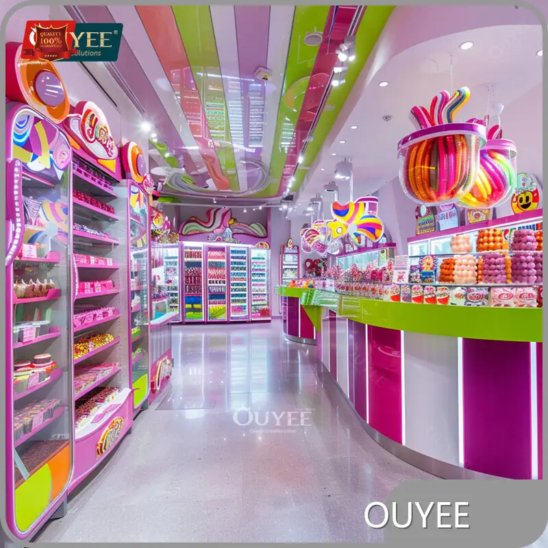 Chocolate & Candy Shop Display Rack Retail Counter 1