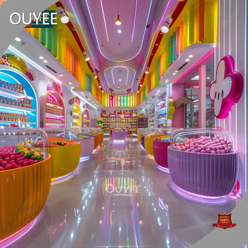 Custom Candy Showcase & Chocolate Shop Display 1