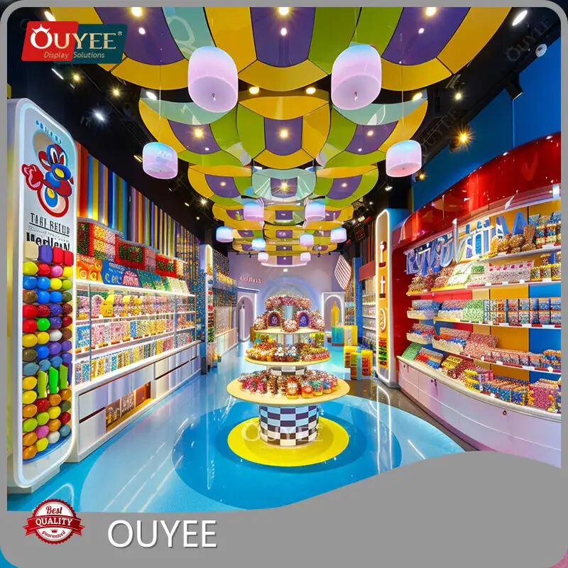 Candy Store Fixtures: Candy Island Display Shelves for Sweets Shops 1