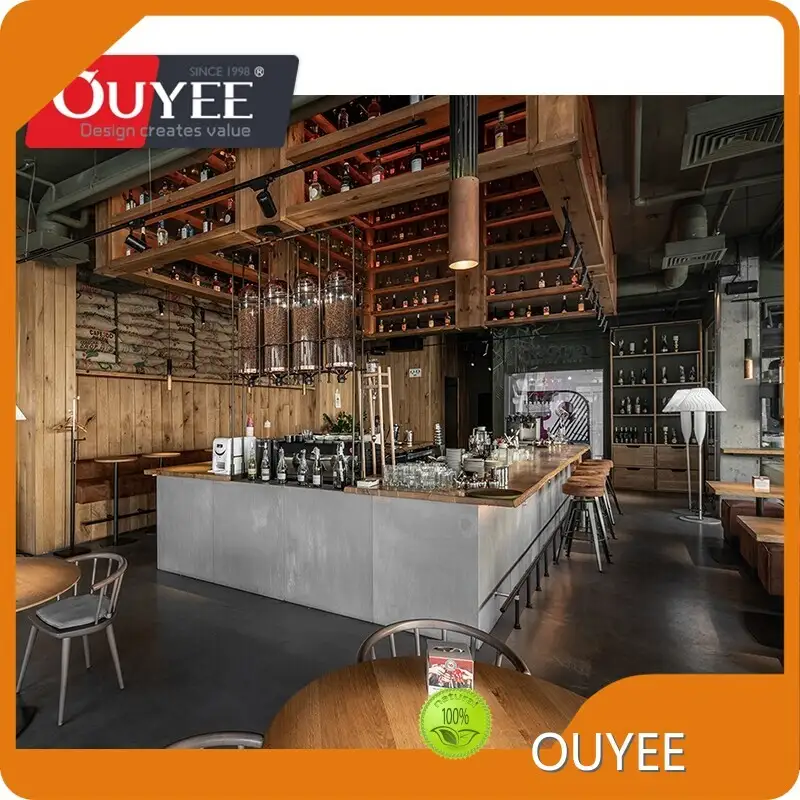 Commercial Cafe Bar Counter for Restaurants and Coffee Shop Furniture 1