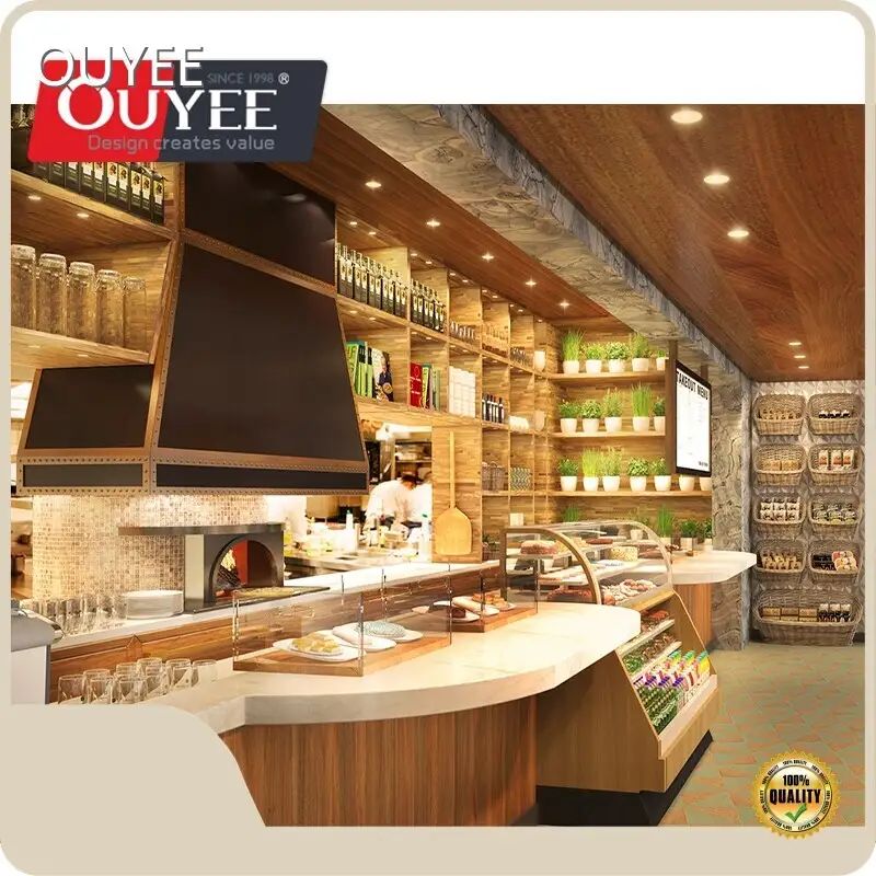 Container Coffee Shop Glass Display Counter for Cafe & Restaurant 1