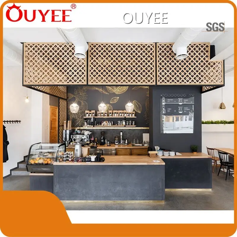 Commercial Coffee Shop Counters, Interior Design & Decoration 1