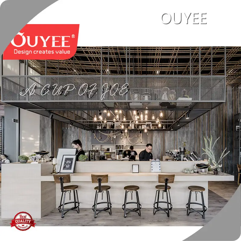 Commercial Coffee Shop Counter - Custom Interior Shop Furniture 1