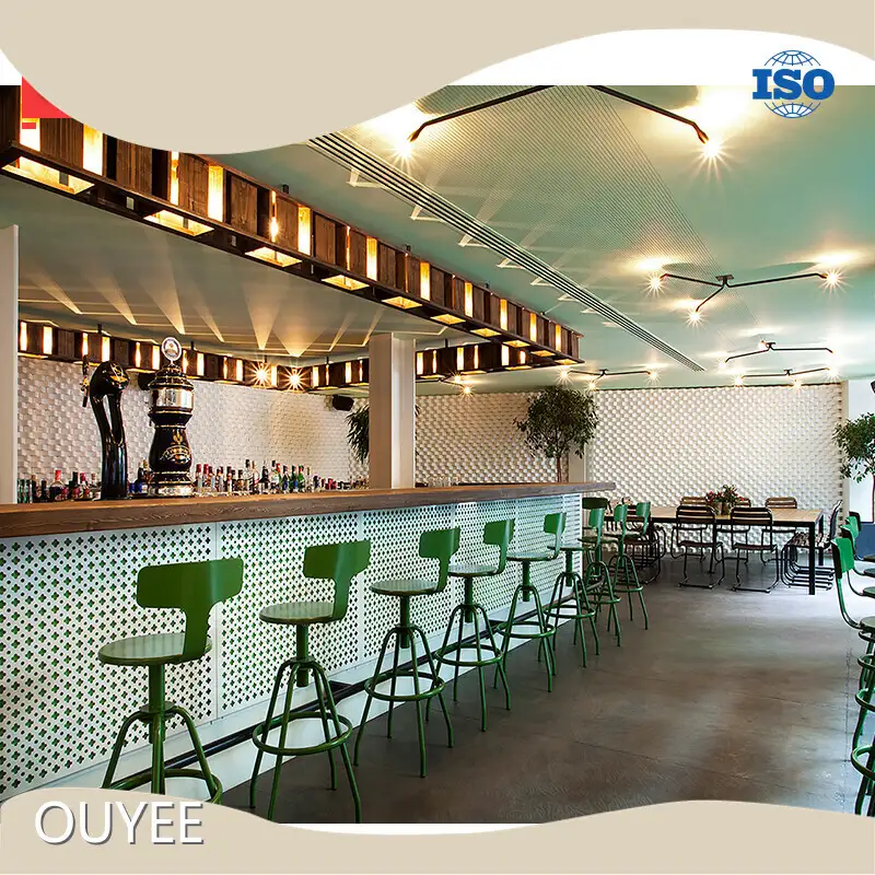 Custom Wooden Coffee Bar & Cafe Shop Display Cabinets 1