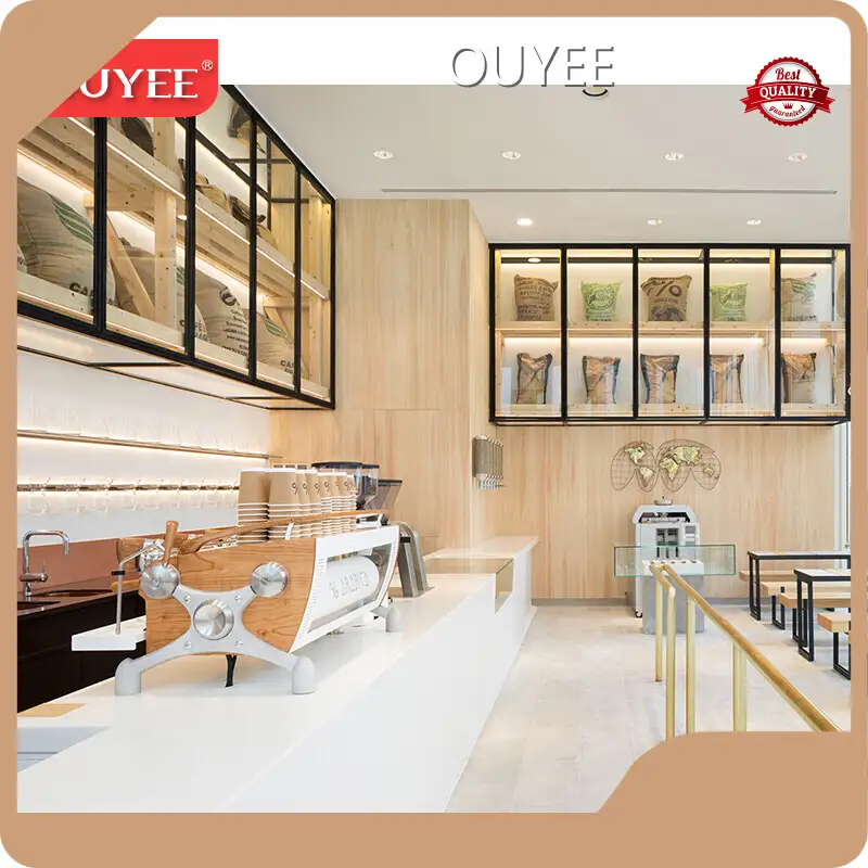 Custom Coffee Shop & Bakery Cashier Counter Cafe Store Furniture 1