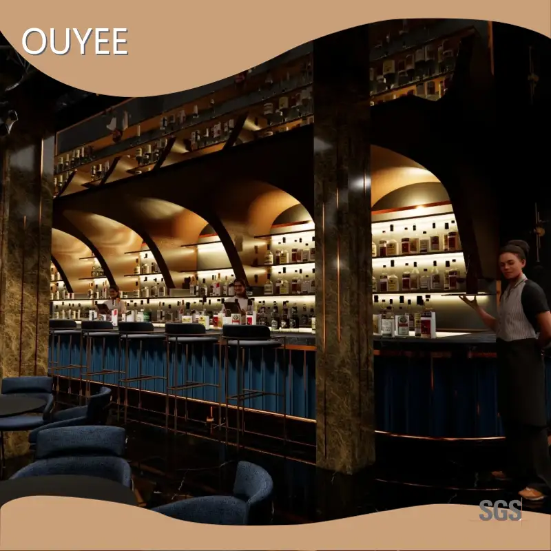 Bubble Tea & Coffee Shop Bar Counter Restaurant Furniture 1