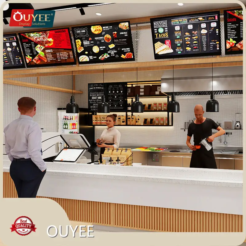 Bubble Tea & Coffee Shop Front Counter Cabinet for Cafe 1