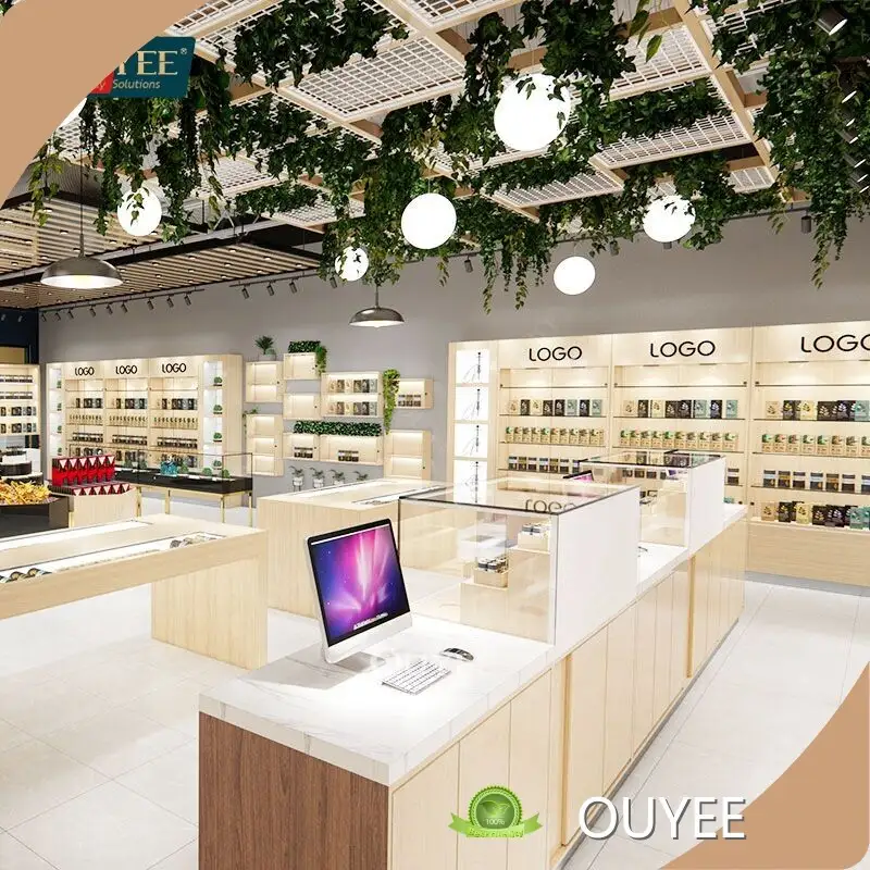 Glass Cigarette & Cigar Display Cabinet - Wooden Tobacco Showcase 1