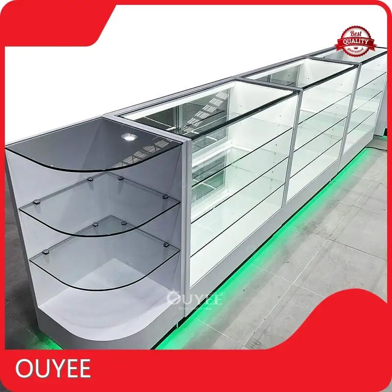 Cigar Smoke Shop Glass Display Counter Cabinet Tobacco Retail Shelves 1