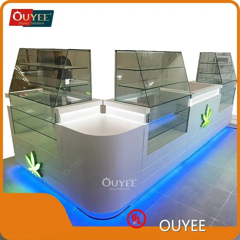 Smoke Shop Glass Counter Display Cabinet - Dispensary/Tobacco Showcase 1