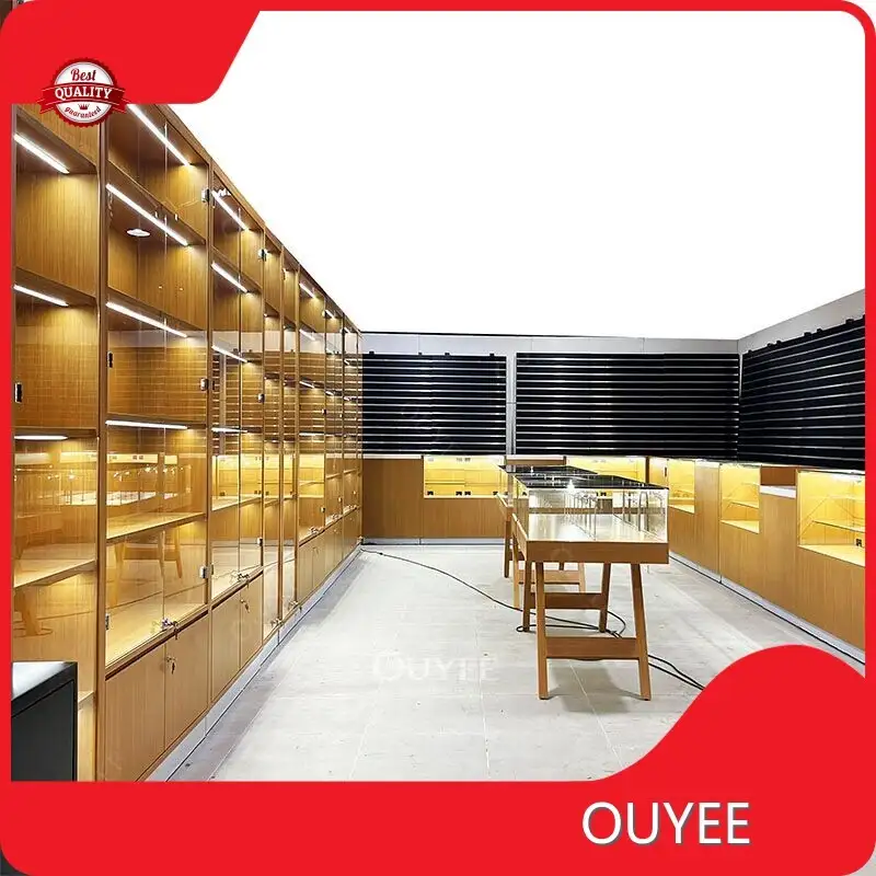 Tobacco Shop Countertop Glass Showcase Kiosk LED Smoke Display Cabinet 1