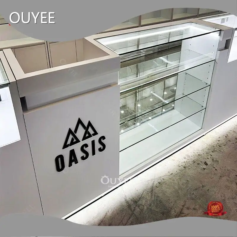 Glass Tobacco Showcase & Dispensary Display Counter for Smoke Shops 1