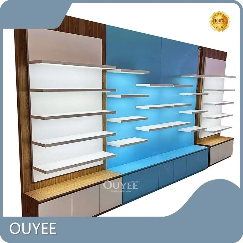 Custom Wooden Cigar Display Case for Smoke Shop Tobacco Showcase 1