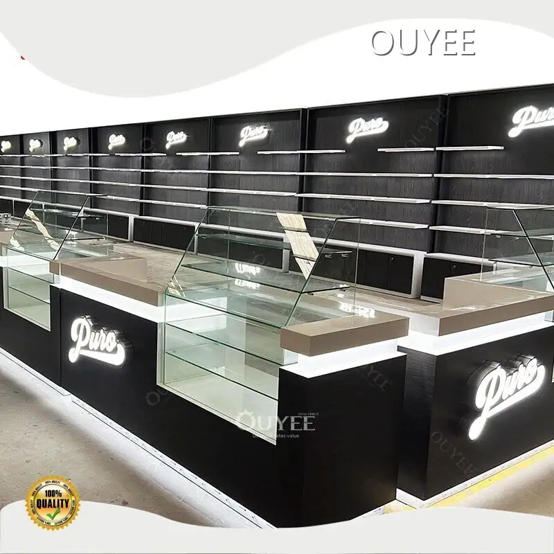 Smoke Shop Retail Glass Display Case for Cigar & Tobacco Showcase 1