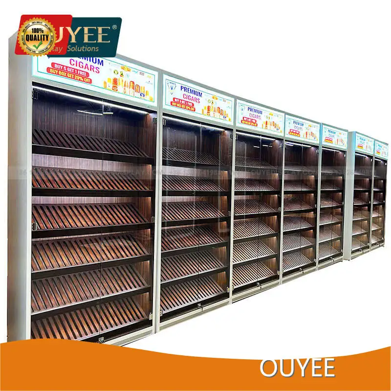 Glass Display Cases for Smoke Shop & Tobacco Showroom 1